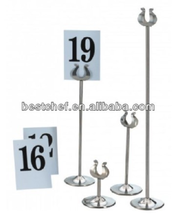 stainless steel Table number stand