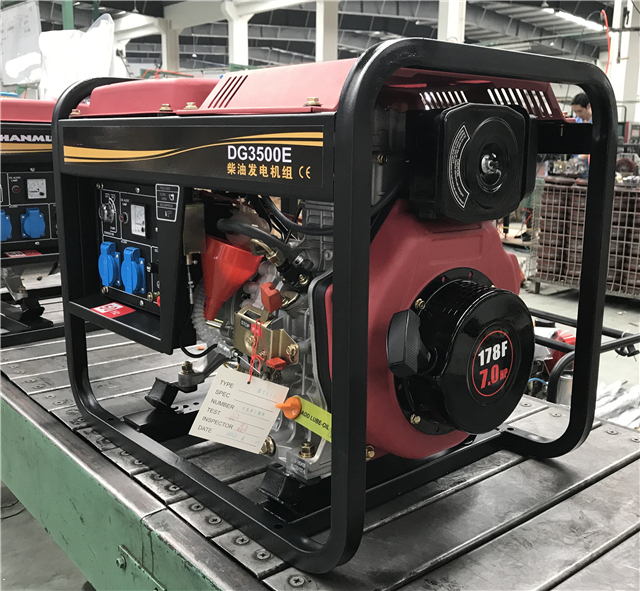 Jiangsu Excalibur S2000D(E) Single Phase Diesel Generator Small Size Generador Diesel