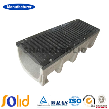 High Load Drain Gutters Polymer Concrete Rain Drainage Channel