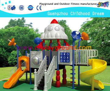 Outdoor Playground Equipment / Small Outer Space Children Playground Equipment Set