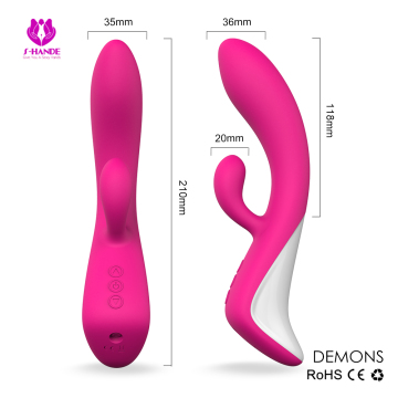 Portable good quality rabbit vibrator sexy toy for women, G spot stimulation sex toy free sample free dildos and vibrators