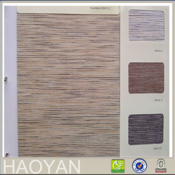 HAOYAN polyester paper fabric roller blinds fabric