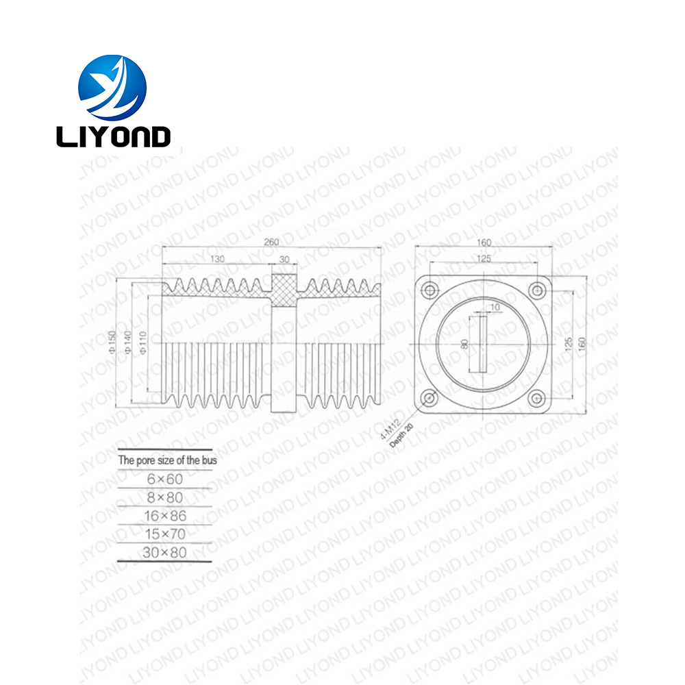 Epoxy Resin insulation 10kv bushing sleeve in 12kV Switchgear