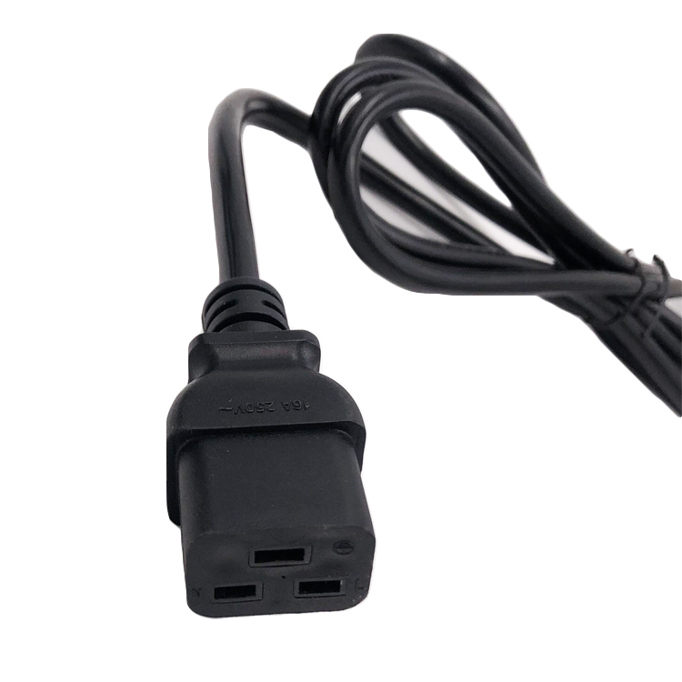 Customization power cord with C19 and C20 connector