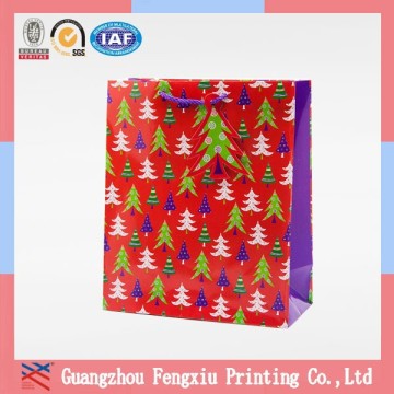 Any Size Full Color Printed Customized Festival Paper Gift Bag
