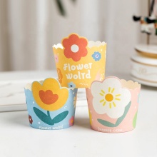 Wholesale Cheap Food Cake Packaging Paper Cups & Cupcake Holders with Logo