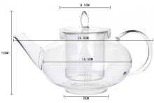 New Loose Teapots With Infuser Heat Resistant