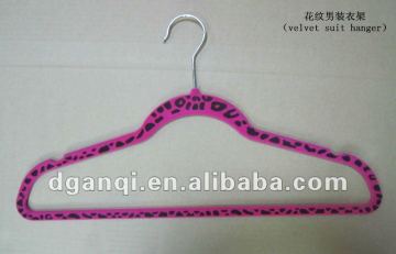 ABS Velvet Leopard Print Hanger/ Zebra Print Hanger