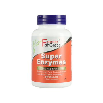 Enzymes Supplement 180 Capsules Support Healthy Digestion
