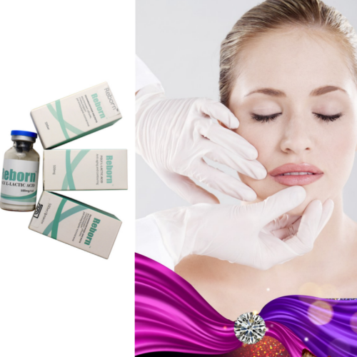 Cosmetic collagen injections Poly-l-Lactic Acid fillers