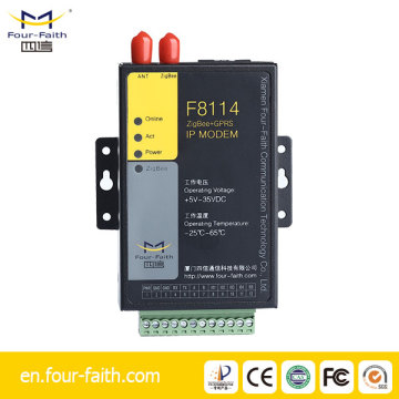 F8114 gprs zigbee module wireless ip modem zigbee gateway for tower crane remote data transmission J