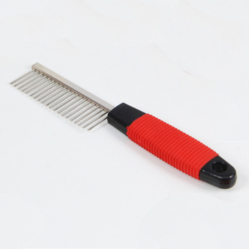 Plastic nonslip handle comb