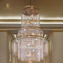 Classical Custom Hotel Lobby Chandelier Ceiling Decoration Custom Large Chandelier