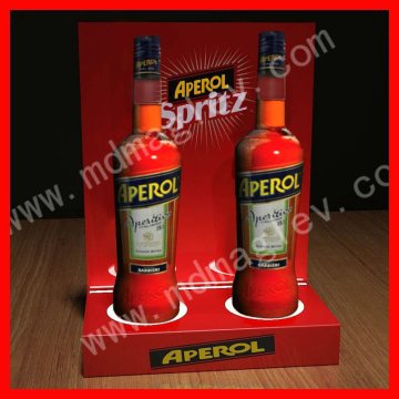 acrylic led liquor Bottle Glorifier, acrylic wine bottle glorifier display stand