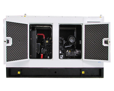 Strong power output silent container type 1200kw diesel engine generator set with high voltage alternator