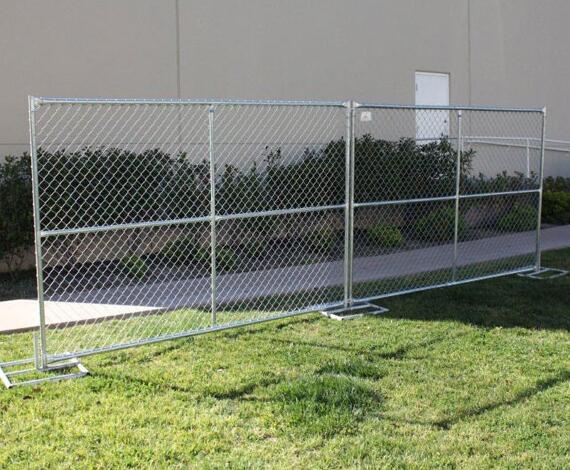 Chain Link Wire Mesh Portable Temporary Fence