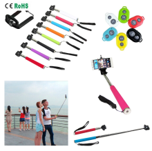 selfie stick wireless bluetooth with remote controll made in china for mobile monopod