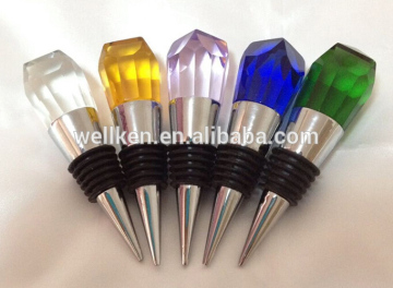 pewter bottle stoppers,glass diamond bottle stoppers,metal bottle stoppers