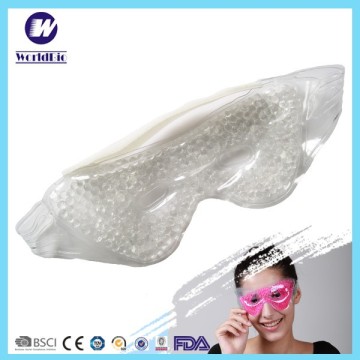 Reusable hot cold beads eye pad