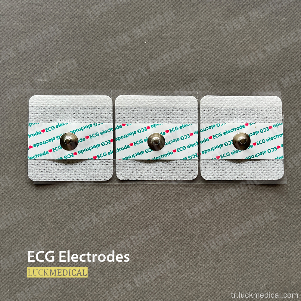 Tek Kullanımlık EKG ELEKTRODLAR EKG PADS ELEKTROD YAMA CE