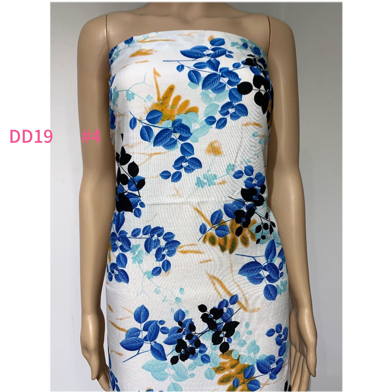 2021 latest stock lot soft Egyptian many color viscose printed floral challie rayon fabric