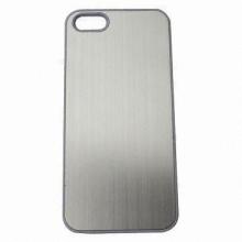 Case for iPhone 5, PC + Metal, Available in Various Colors and Sizes, OEM/ODM Orders Welcomed