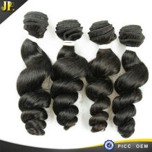 popular sale type of peruvian 100% unprocessed romance curl bulk hair