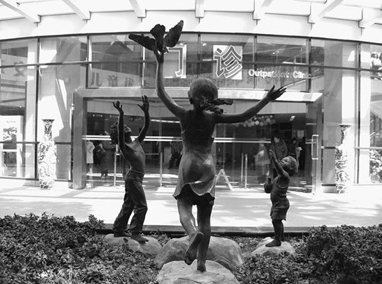 Rame scultura per decorazione ospedale bambini