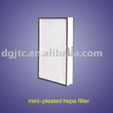 panel Hepa air filter