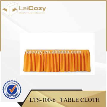 Hotel banqueting polyerster table cloths/ fancy wedding table cloths/softe table cloths for weddings