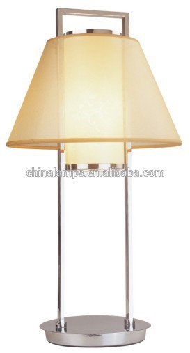 Hot selling hotel high quality aluminium table lamp with glass lamp shade aluminium handmade table lamp