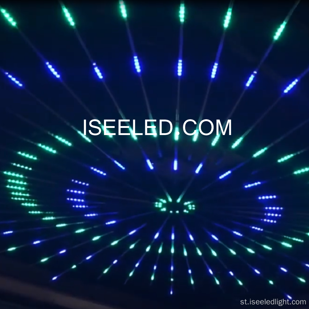 DMX512 Digital RGB Leseli la tube