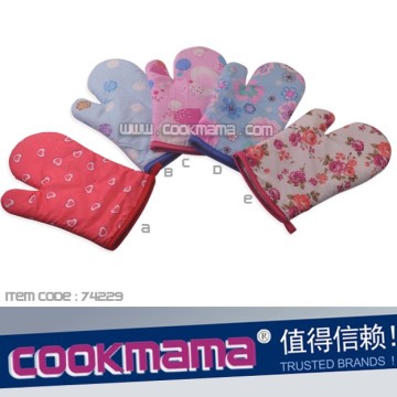 printed oven mitts,gloves,cotton