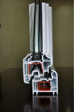 PVC window frame Conch 70 casement window profiles