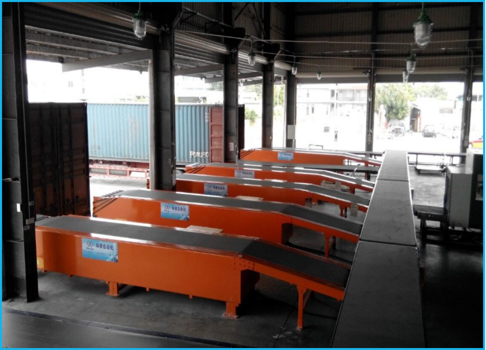 truck loading unloading belt conveyor