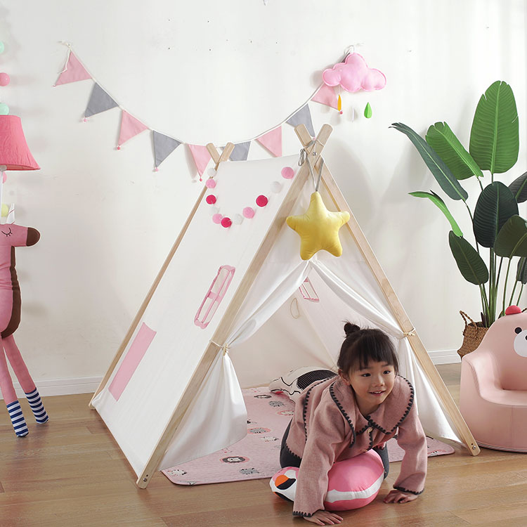 Wood Play Teepee Tent