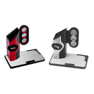 Desktop Calendars with Pen Holder, Memo Pad, and Clock