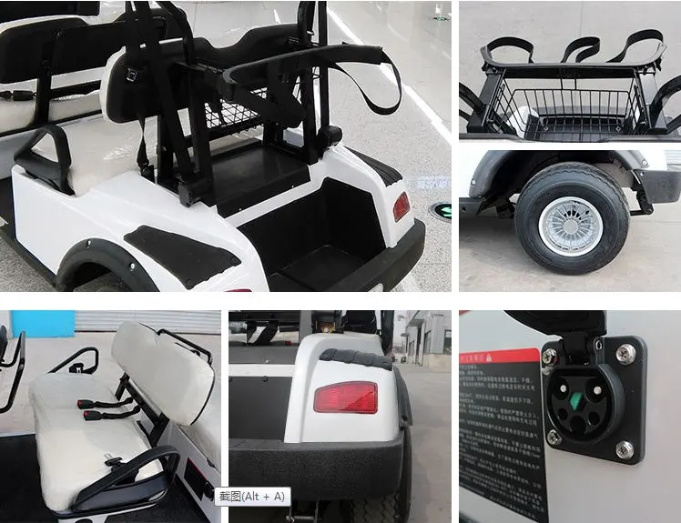 4 6 8 Seater Sightseeing Club Inpower Brand Separately Excited Golf Cart with Ce