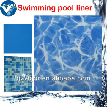 Mosaic above ground pvc swimming pool liner/swimming pool plastic liner/vinyl pool liners