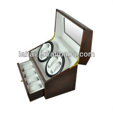 2 Rotors hold 8 watches with Golden Oak finish watch winder 90622 OA