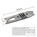 Kit de supervivencia EDC personalizado Multi-Tool Titanium Pry Bar