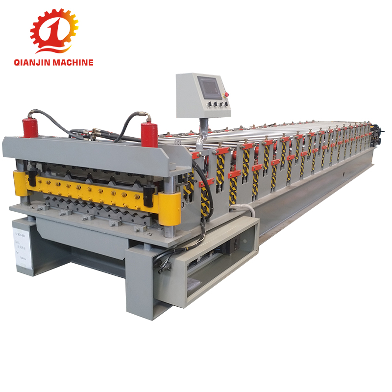 Top quality double layer roofing sheet roll forming machine