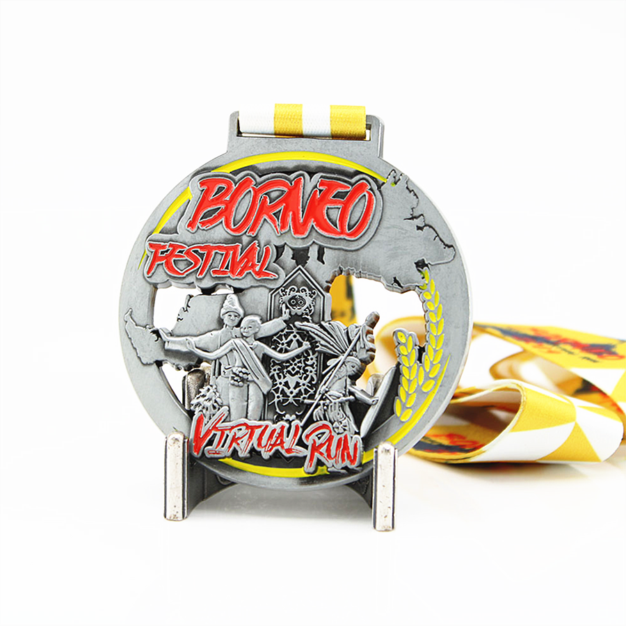 Custom Festival Virtual Run Email Medal