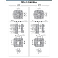 Máquina de fundición automática de fundición de metal automático de alta precisión