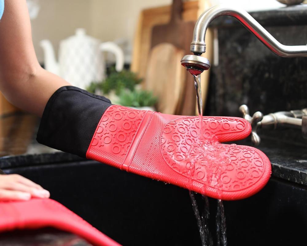  Kitchen Silicone Oven Mitts