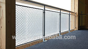 304 316 stainless steel wire rope mesh/ hand-woven rope mesh