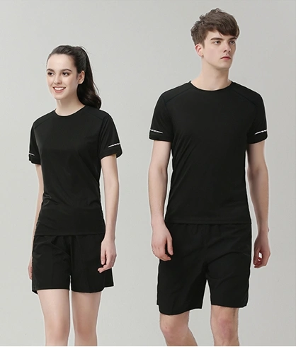 Breathable Gym/Sportswear Fitness Wear Short-Sleeve and Quick-Drying