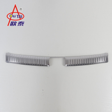 Chrome ABS Plastic Built-In Bumper Foot Plate for Car Protection