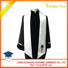 Embroidery custom logo graduation stoles