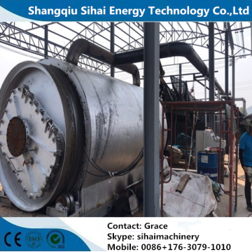 Sihai Waste Tire Recycling to Fuel oil